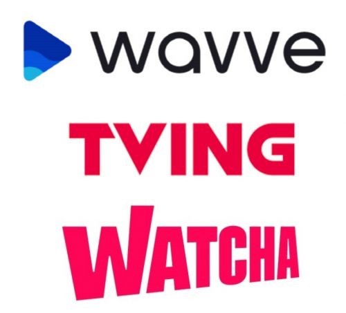 / 사진 = 웨이브, 티빙, 왓챠 로고
