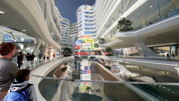 롯데정보통신 메타버스 플랫폼으로 구축한 '버추얼 스토어' /사진=롯데정보통신 제공