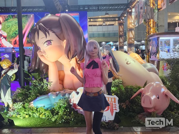 넷마블이 일본 도쿄 치바현 마쿠하리 멧세에서 개막한 '도쿄게임쇼(TGS) 2025'에 부스를 꾸리고 '일곱 개의 대죄: 오리진'과 '몬길: 스타 다이브'를 선보였다. / 사진=조성준 기자